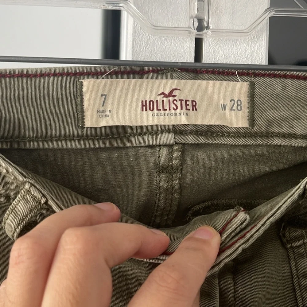 Hollister light green jeans